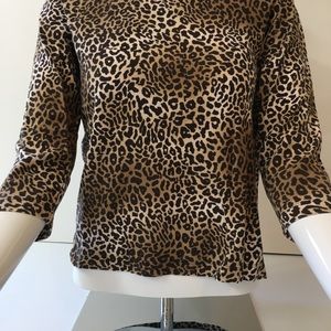 Jones New York Sport animal print top - Size Small Women